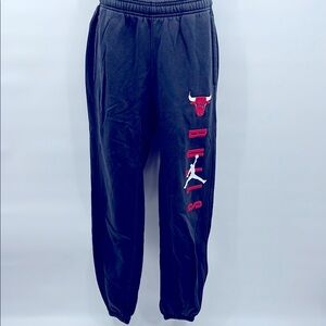 Nike Jordan NBA Bulls Black Sweatpants Sz S